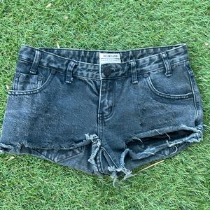 ONE TEASPOON DENIM SHORTS